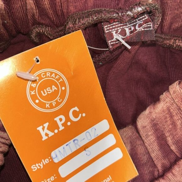 K.F.C Embroidery Print Wide Leg Pants(Size Small) - Picture 6 of 6